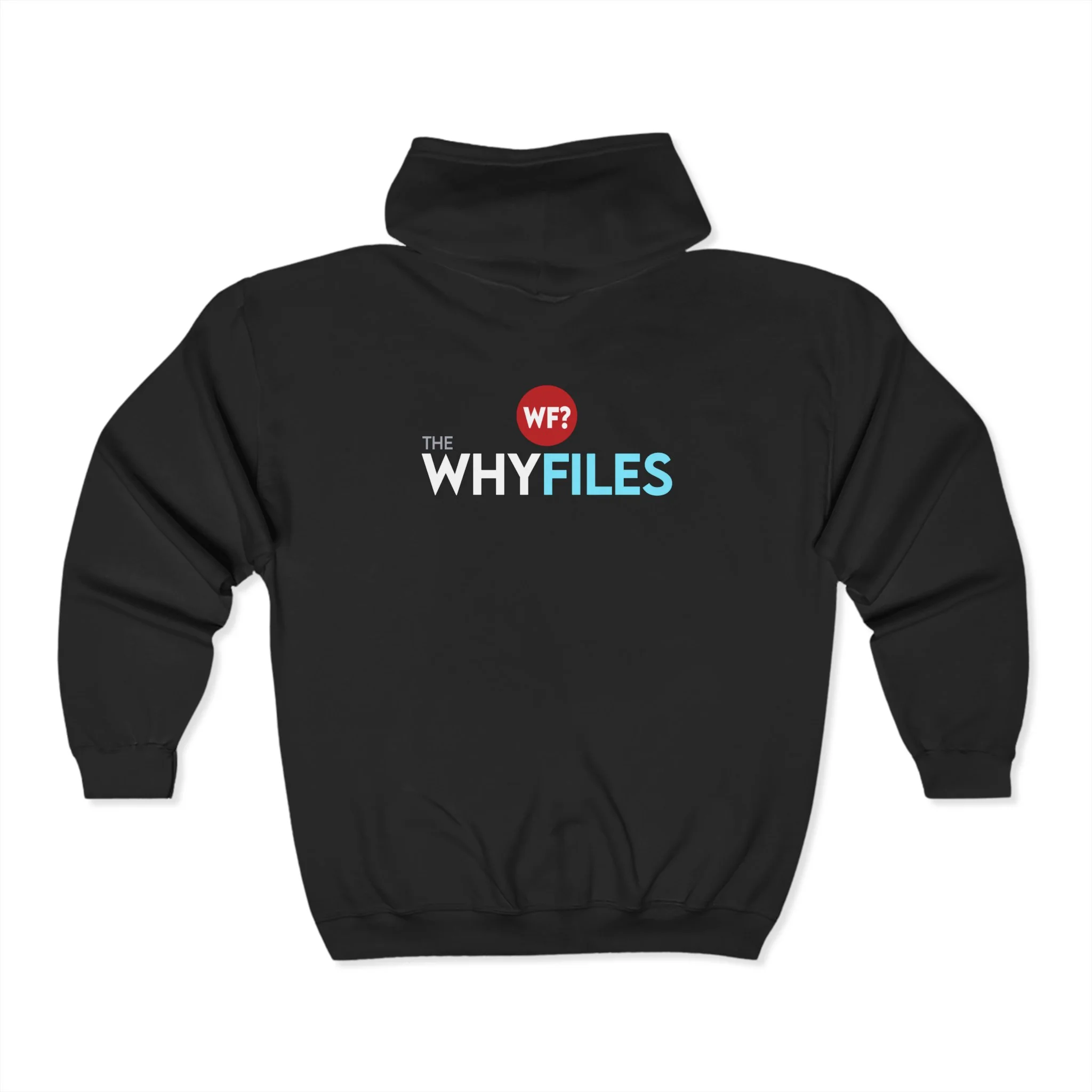 The Why Files Logo Full Zip Hoodie - Image 4