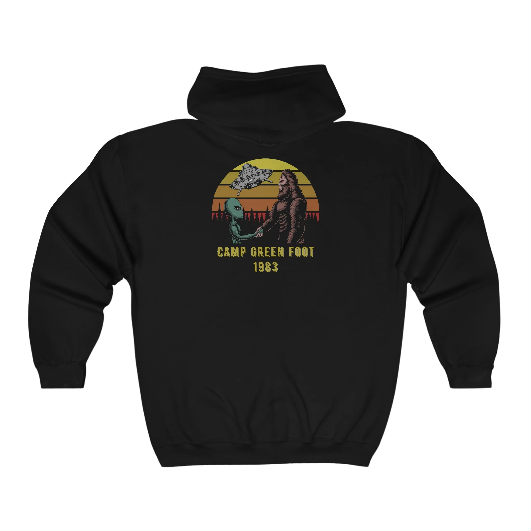 Camp Green Foot 1983 Full Zip Hoodie - Image 6