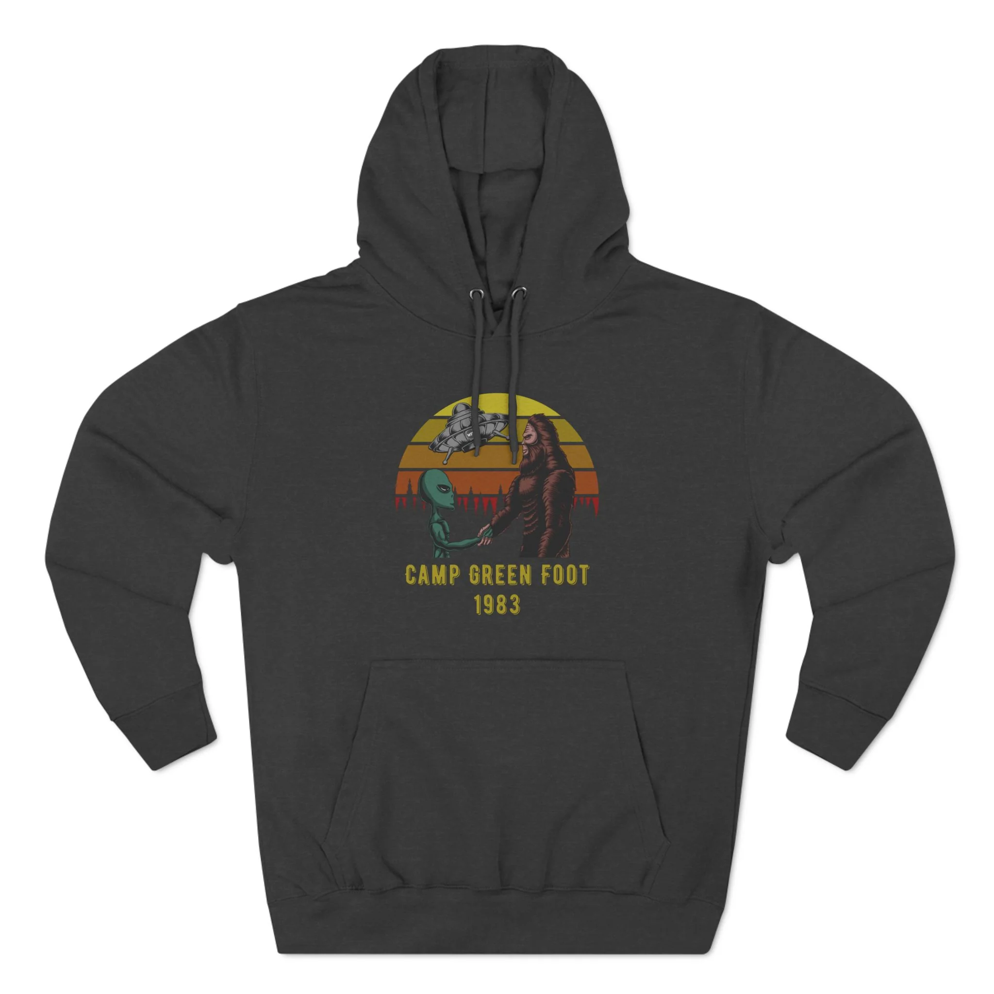 Camp Green Foot 1983 Pullover Hoodie - Image 5