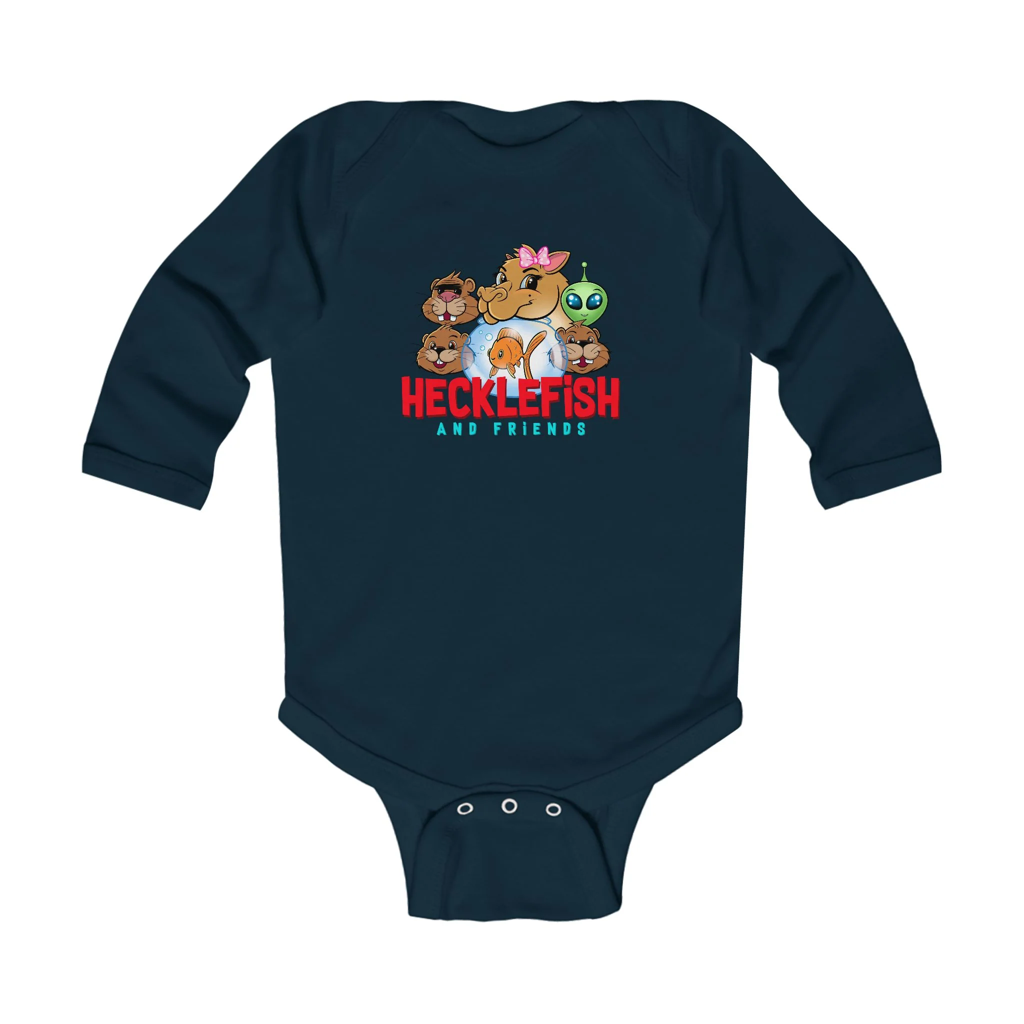 Hecklefriends Long Sleeve Bodysuit - Image 6