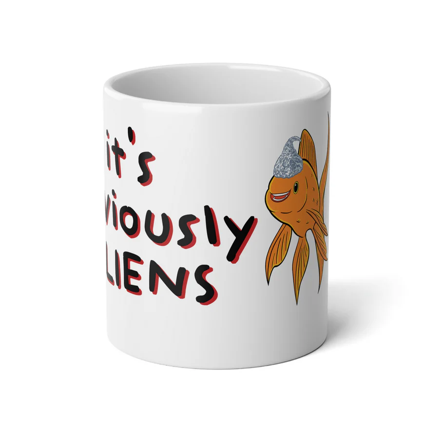 It's Obviousily Aliens Mug 20oz - Image 3