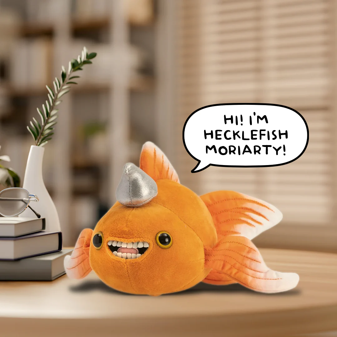 Official Hecklefish Moriarty Talking Plushie