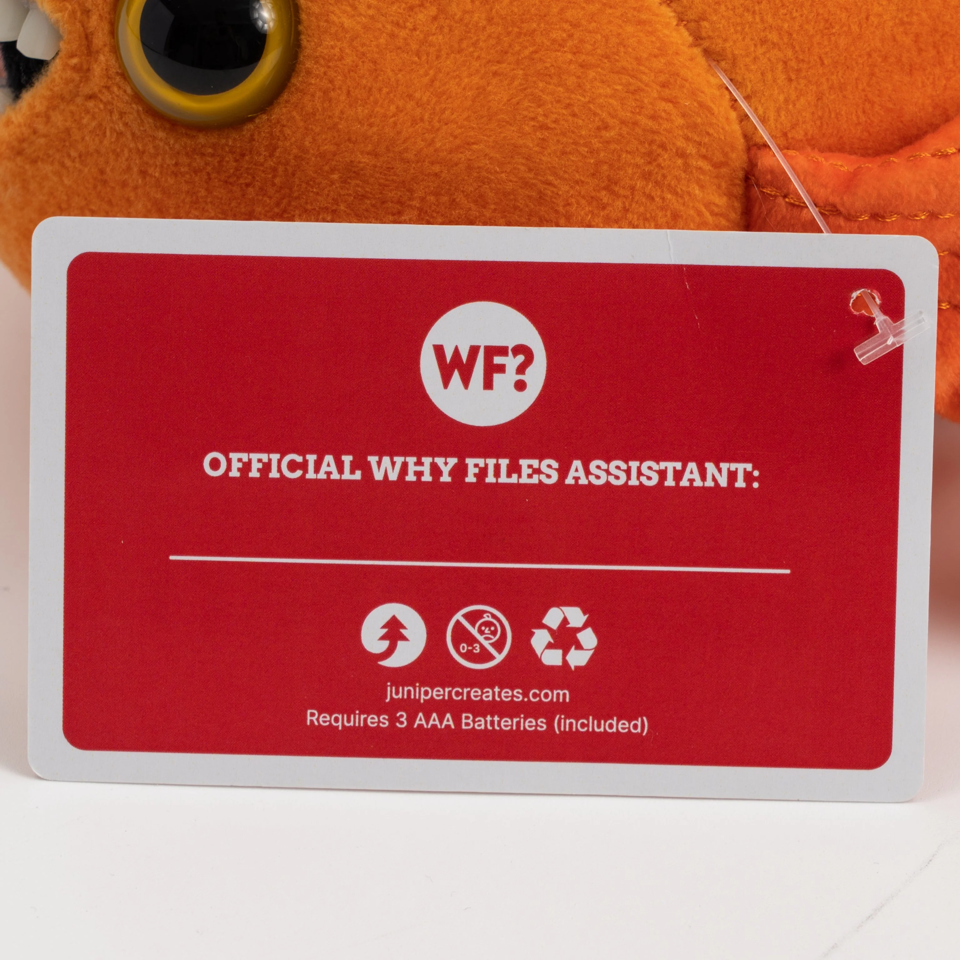 Official Hecklefish Moriarty Talking Plushie - Image 3