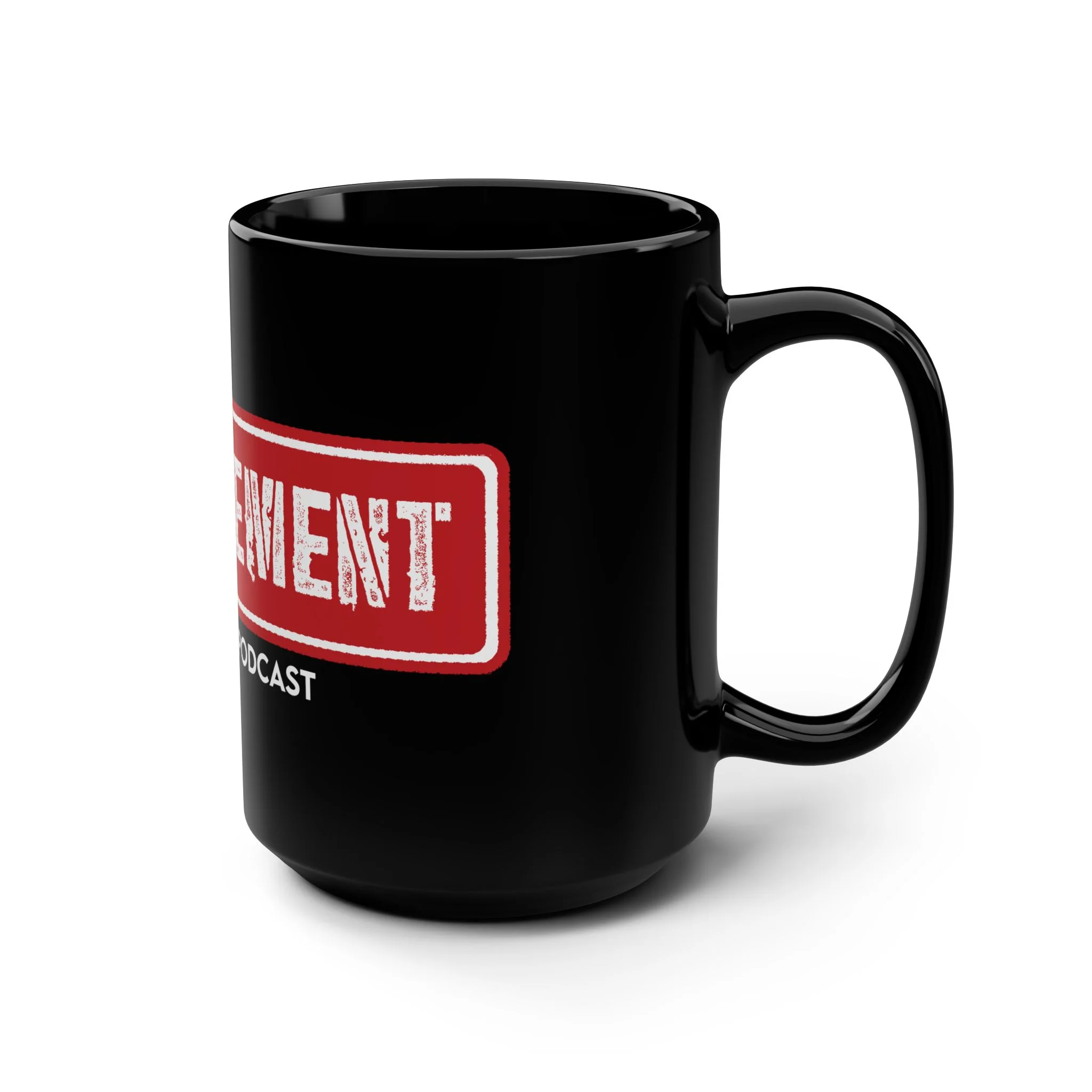 The Basement Podcast Mug 15oz - Image 3