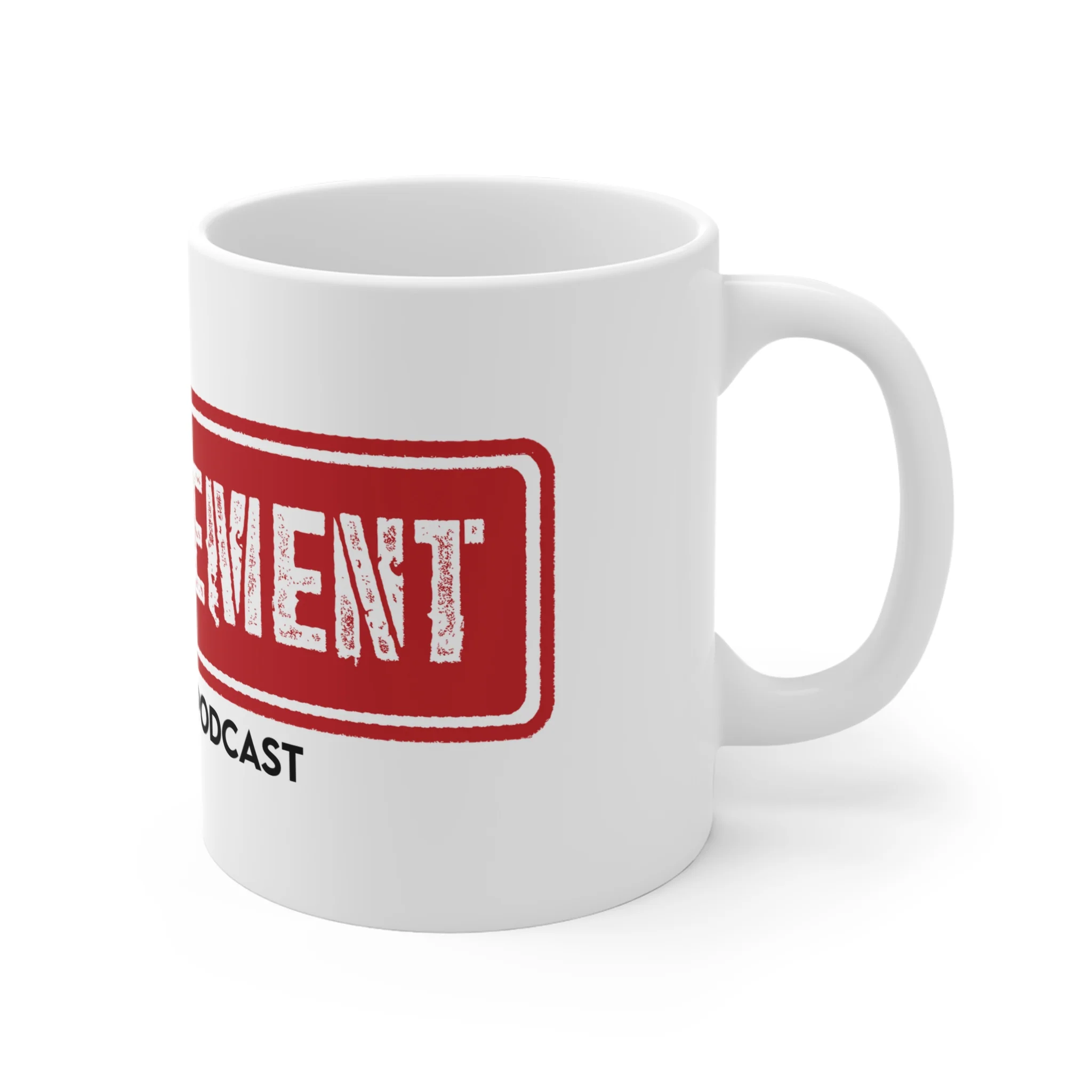 The Basement Podcast Mug 11oz - Image 4