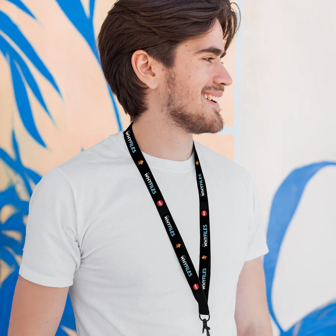 The Why Files Lanyard - Wear Your Curiosity with Pride