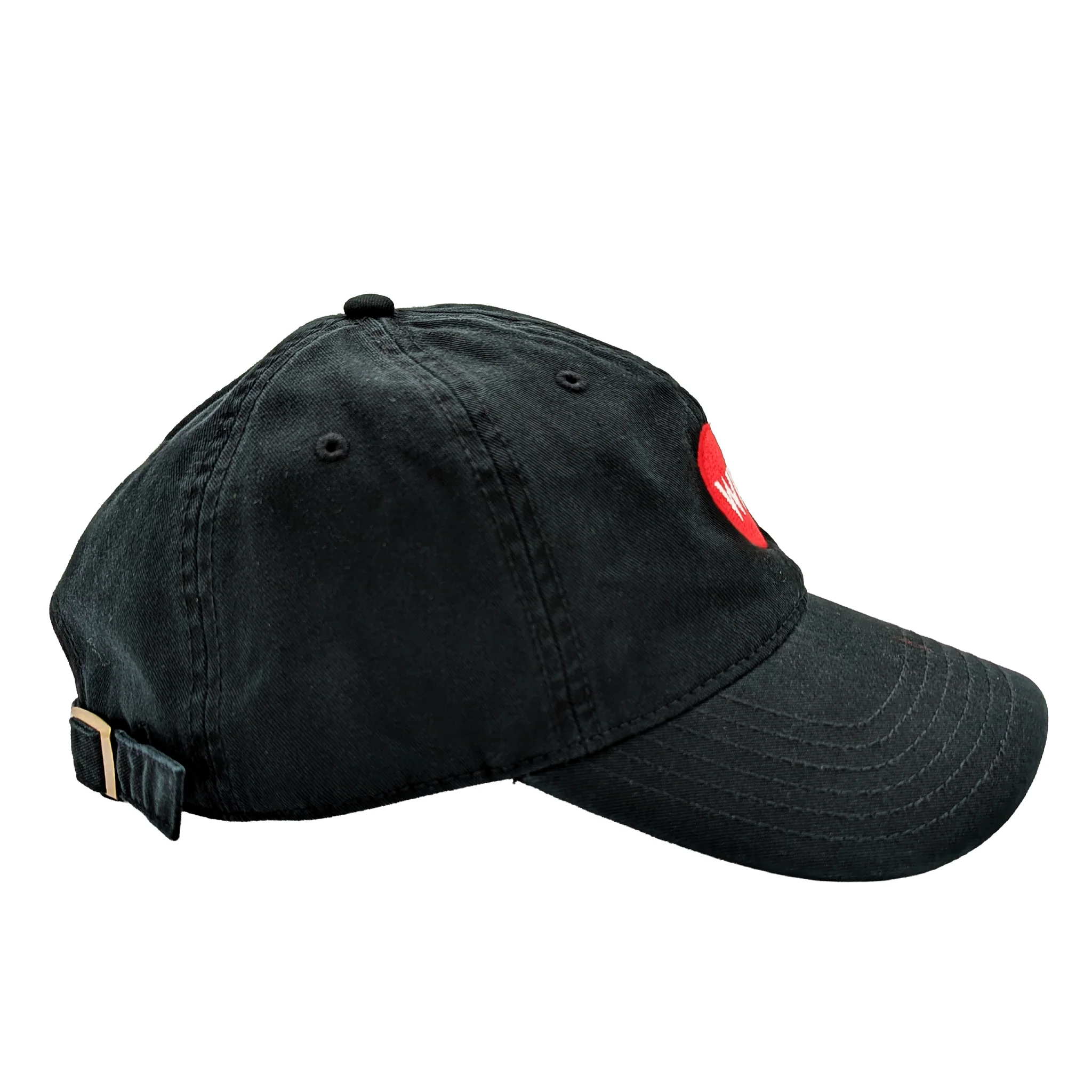 Why Files Embroidered Dad Hat - Black - Image 5
